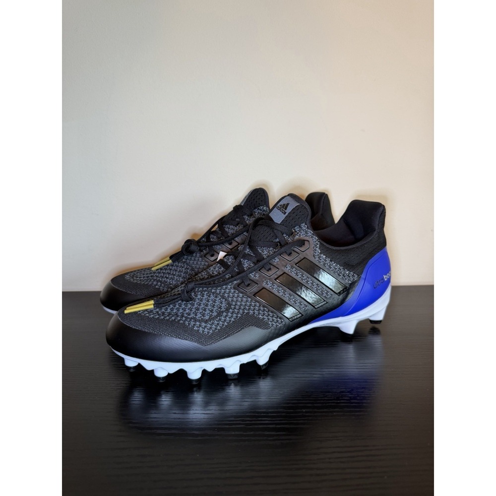Men's Size 11 - Adidas Ultraboost Cleats Black Purple Football Shoes New JP7410